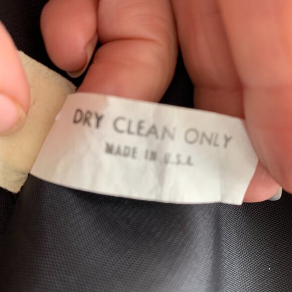 Vintage 80s 90s Sheer Polka Dot Overlay Tiered Ruffle Skirt Dolman Sleeve Dress - Picture 11 of 16